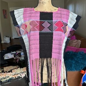 Beautiful Fringe Woven Blouse